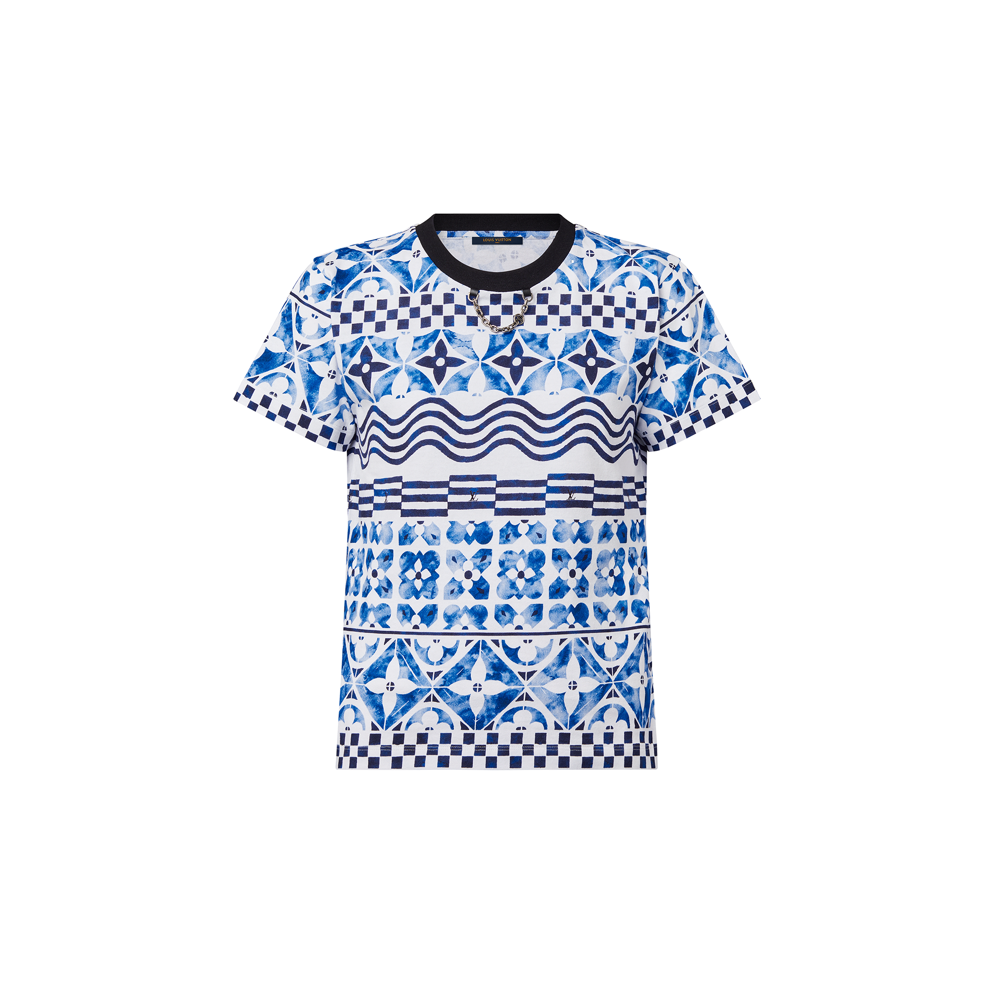 Monogram Tile T Shirt Pakaian Louis Vuitton